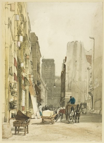 Rue Notre-Dame, Paris af Thomas Shotter Boys