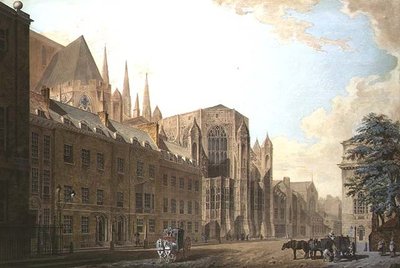 Old Palace Yard, Westminster af Thomas Snr. Malton