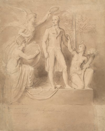 En undersøgelse til Wellington-monumentet af Thomas Stothard
