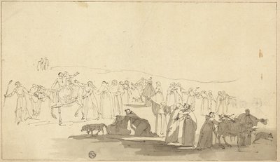 Canterbury pilgrimme af Thomas Stothard