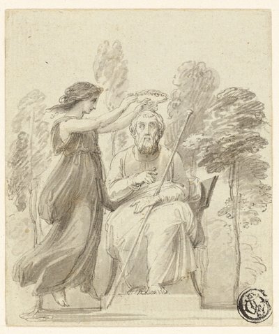 Kroner Homer af Thomas Stothard