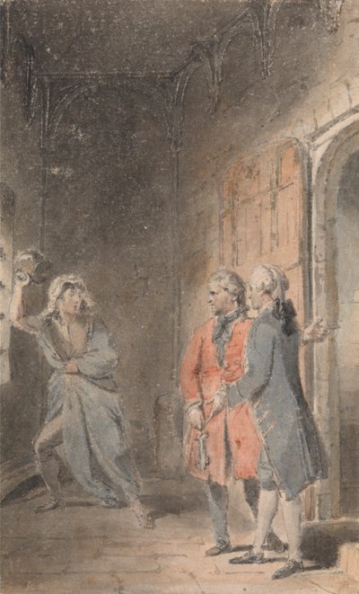 Illustration til den dydige forældreløse af Thomas Stothard