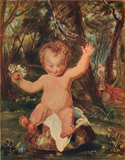 Puck, fra en vandfarvetegning af Stoddart, efter Reynolds, 1789, 1903 af Thomas Stothard
