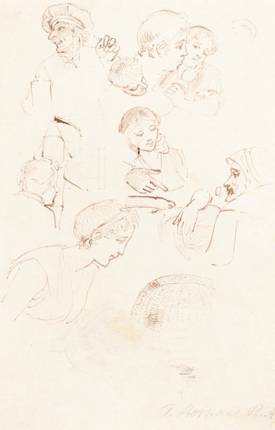 Studieark af Thomas Stothard