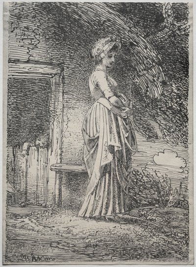 Prøver af polyautografi: Det tabte æble af Thomas Stothard