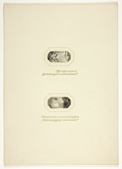 Studer til en tallerken fra The Triumphs of Temper, i Royal Engagements Pocket Book fra 1796 af Thomas Stothard