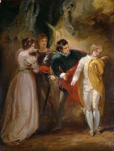 Sylvia and the Outlaws: A Scene from Shakespeares 