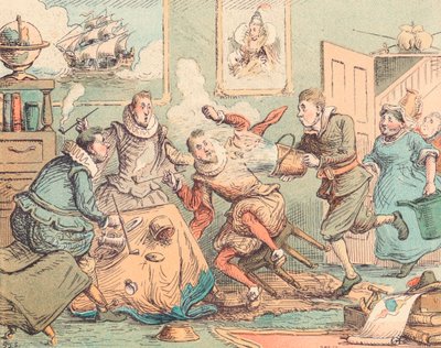 Sir Walter Raleighs Pipe Put Out, c1884 af Thomas Strong Seccombe