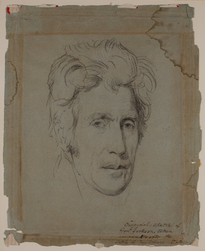 Andrew Jackson, efter slaget ved New Orleans, ca. 1815 (tegning) af Thomas Sully