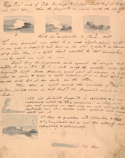 Tips til komposition af Varley - 1805 af Thomas Sully