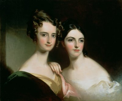 Portræt af Ellen og Mary McIlvaine af Thomas Sully