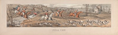 Et sæt på fire: Full Cry. London, pub. af Thos. McLean, 1824 af Thomas Sutherland
