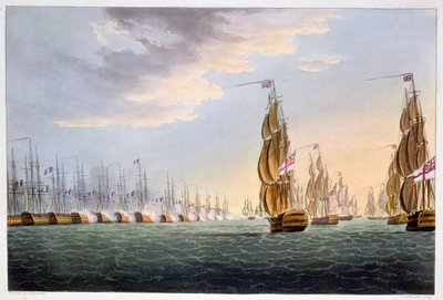 Slaget ved Nilen, 1. august 1798 1816 af Thomas Sutherland