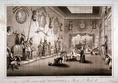 The Hoplotheca, Brook Street, Westminster, London, c1810 af Thomas Sutherland