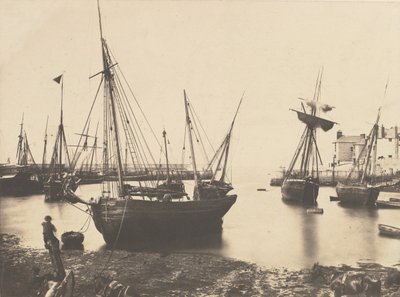 Havnescene, ca. 1855. af Thomas Sutton.