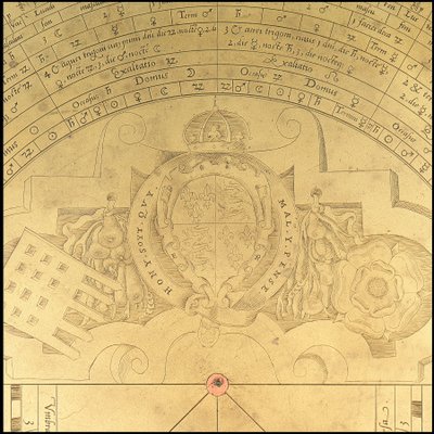 Astrolabium: detalje forside, ca. 1552 (bronze) af Thomas & Sutton Henry (c.1624 65) Gemini