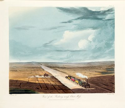 Rainhill Bridge, Chat Moss, nær Liverpool, 1831 af Thomas Talbot Bury