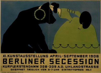 Berlin Secession 1906 / T. Heine / plakat, 1906 af Thomas Theodor Heine