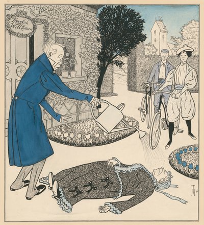 Den moderne kvinde eller et besøg hos de nygifte af Thomas Theodor Heine