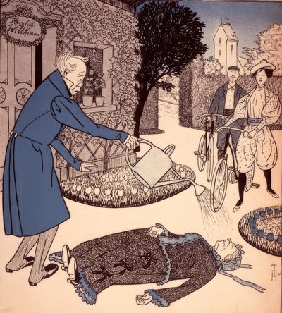 Besøg af de nygifte af Thomas Theodor Heine