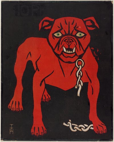 Die Simplicissimus-Bulldogge af Thomas Theodor Heine