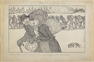 Flygte fra den grusomme fjende af Thomas Theodor Heine