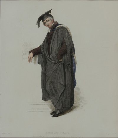 Bachelor of Law, graveret af J. Agar, offentliggjort i R. Ackermann