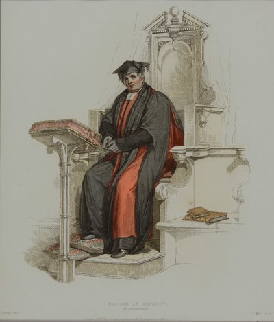 Doctor in Divinity, graveret af J. Agar, udgivet i R. Ackermanns 