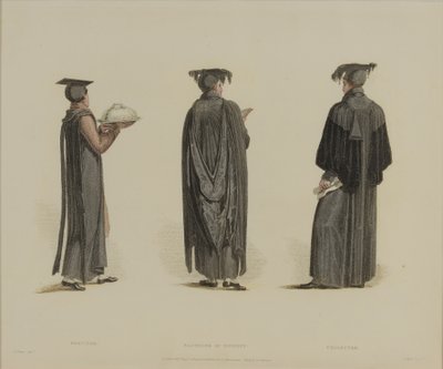 Servitor, Bachelor of Divinity, Collector, graveret af J. Agar, udgivet i R. Ackermanns 