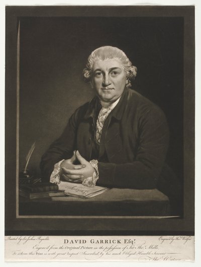 David Garrick, 1779. af Thomas Watson