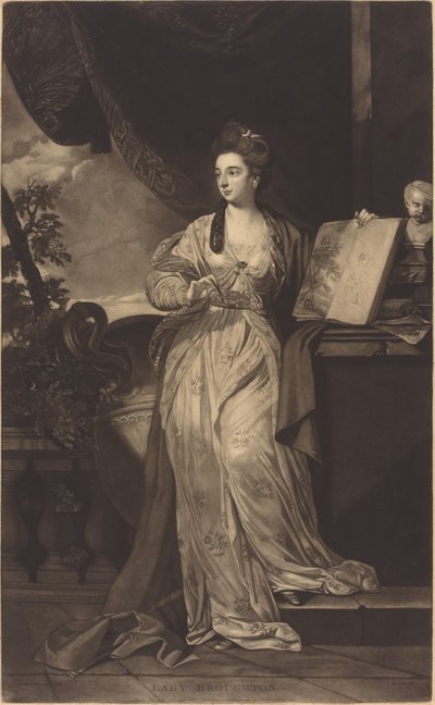 Lady Broughton af Thomas Watson after Sir Joshua Reynolds