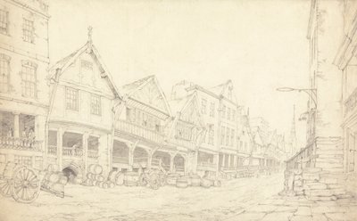 Watergate Street, Chester af Thomas Webster