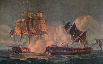 Capture of the Forte, c1800 af Thomas Whitcombe