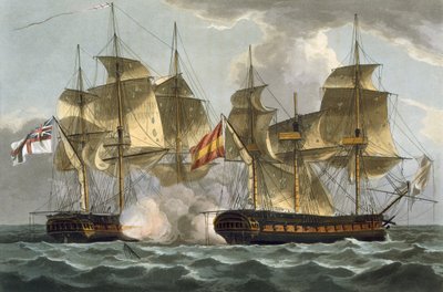 Kapring af Mahonesa, 13. oktober 1796, graveret af Thomas Sutherland til J. Jenkins