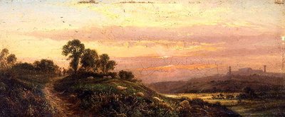 Crystal Palace (olie om bord) af Thomas Whittle