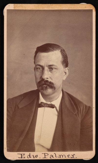 Portræt af Edward Palmer 1829-1911, før 1900. af Thomas William Smillie