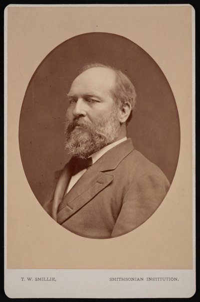 Portræt af James Abram Garfield 1831-1881, juni 1880. af Thomas William Smillie