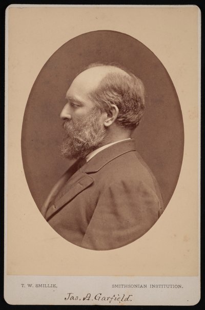 Portræt af James Abram Garfield 1831-1881, juni 1880. af Thomas William Smillie