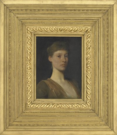 Portræt af en ung pige, 1888 af Thomas Wilmer Dewing