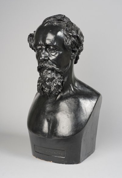 Kopi af en buste af Charles Dickens af Thomas Woolner