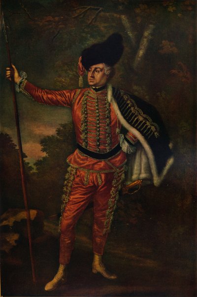 David Garrick som Tancred, 1938 af Thomas Worlidge
