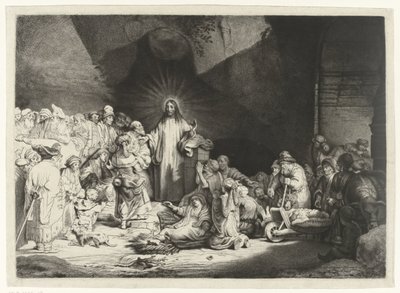 Prædiker Kristus (The Hundred Guilder Print) af Thomas Worlidge