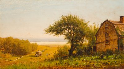 Et hjem ved havet, ca. 1872 af Thomas Worthington Whittredge