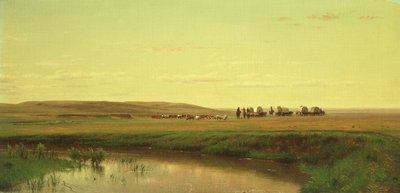 Et vogntog på sletterne af Thomas Worthington Whittredge