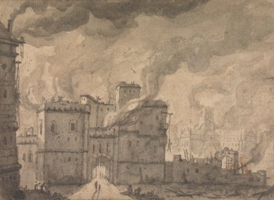 Newgate Prison, Londons brand af Thomas Wyck