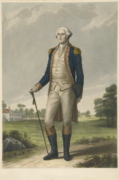 Washington, pub. 1859 af Thomas after Hicks