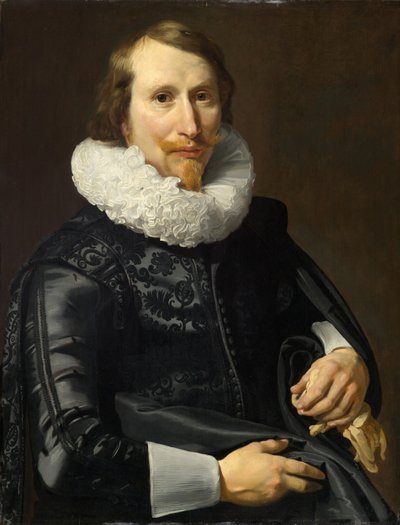 Portræt af en gentleman, ca. 1626 (olie på panel) af Thomas de Keyser