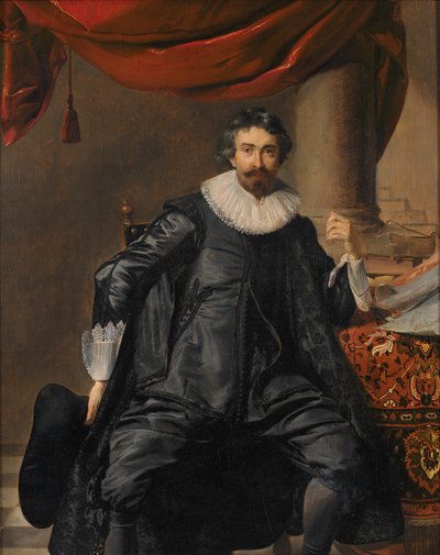 Portræt af en mand af Thomas de Keyser