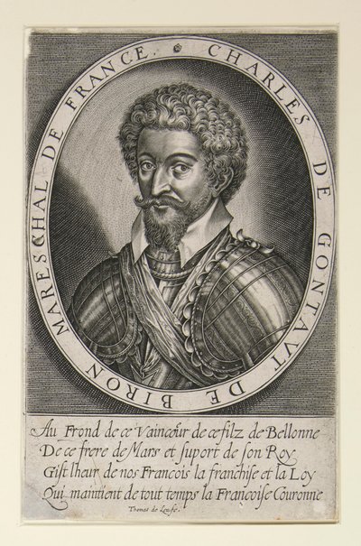 Charles de Gontaut, hertug af Biron, marskal af Frankrig af Thomas de Leu