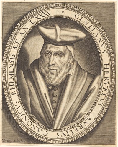 Gentian Hervet, kanon af Reims af Thomas de Leu